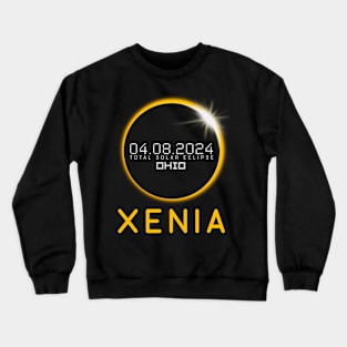 XENIA Ohio Total Solar Eclipse April 8 2024 Ohio Crewneck Sweatshirt